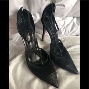 Prabal Gurung strappy sexy black heels size 40 10